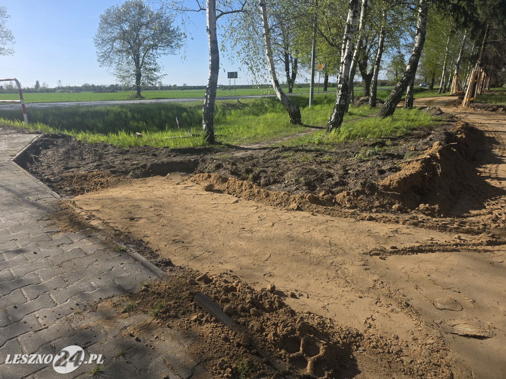 Budowa nowej ścieżki rowerowej w Lesznie
