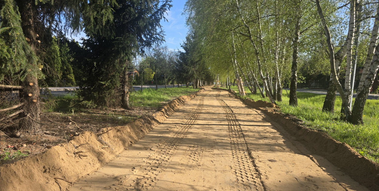 Budowa nowej ścieżki rowerowej w Lesznie