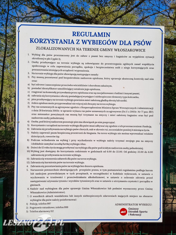 Plaża z wybiegiem dla psów w Boszkowie