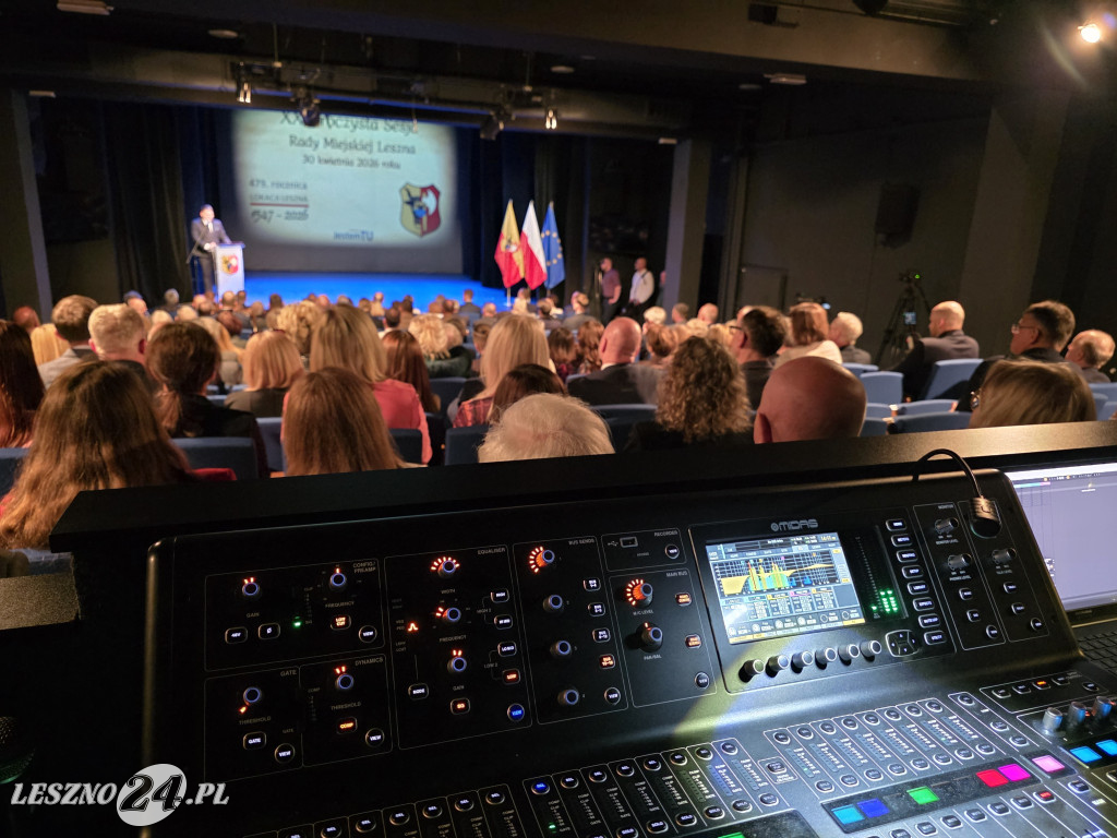 Nadzwyczajna sesja Rady Miejskiej Leszna