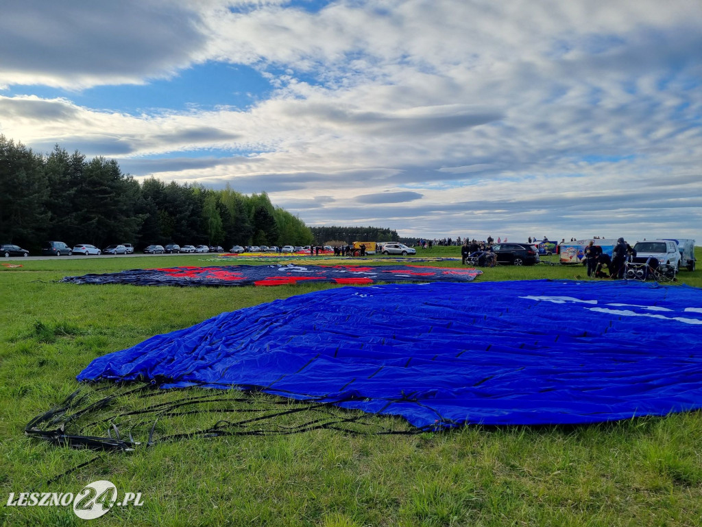 Start balonów na zbiorniku Rydzyna