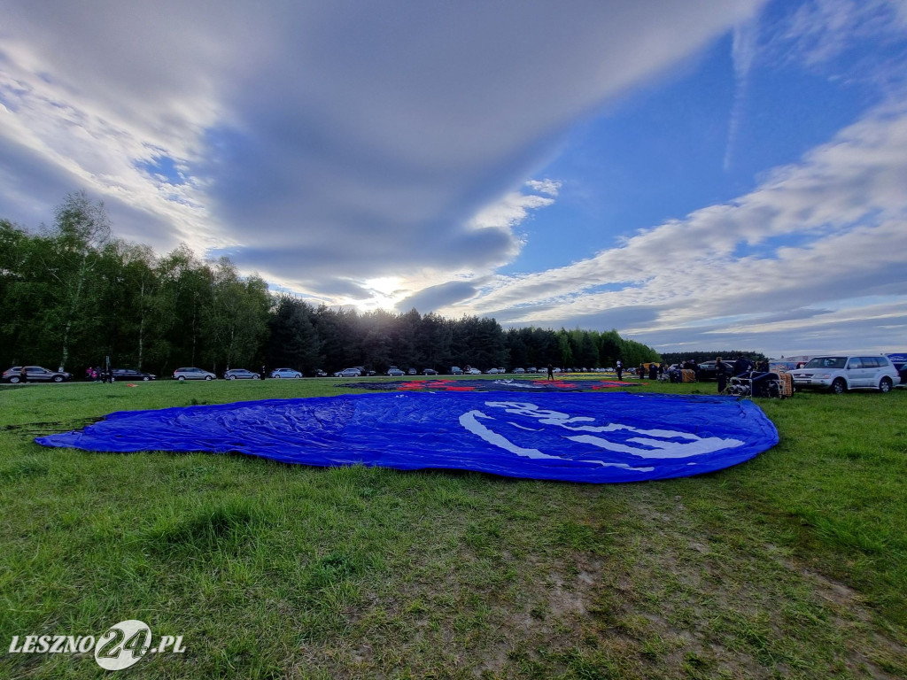 Start balonów na zbiorniku Rydzyna