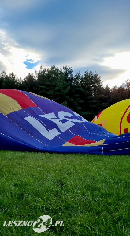 Start balonów na zbiorniku Rydzyna