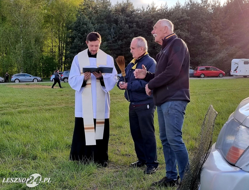 Start balonów na zbiorniku Rydzyna