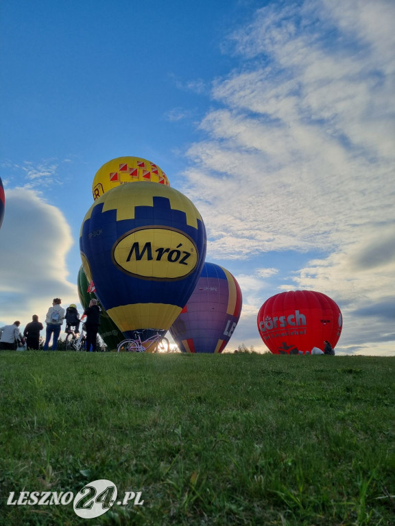 Start balonów na zbiorniku Rydzyna