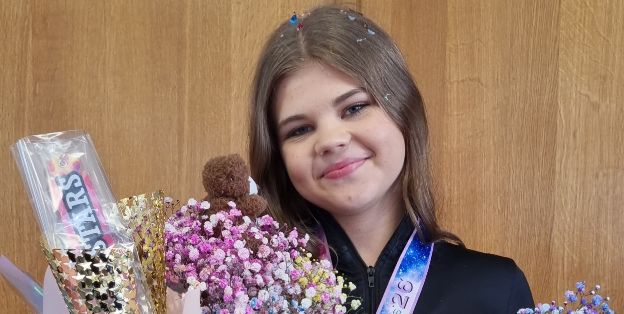 Powitanie Amelii Łysiak w Rydzynie
