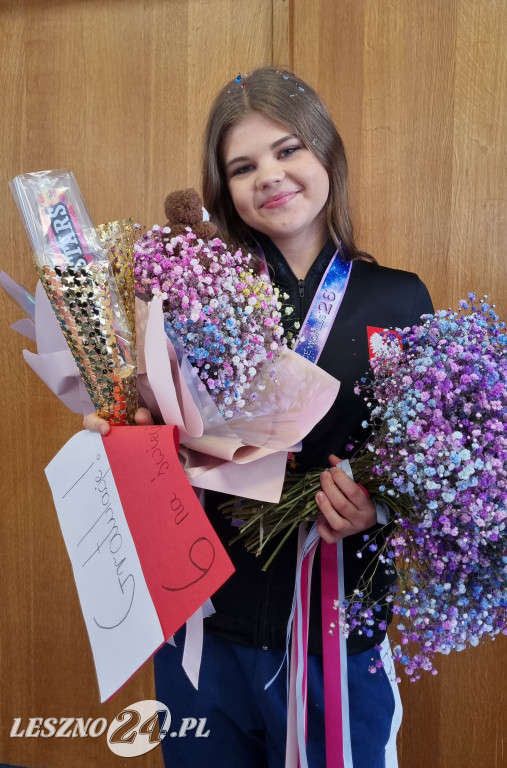Powitanie Amelii Łysiak w Rydzynie