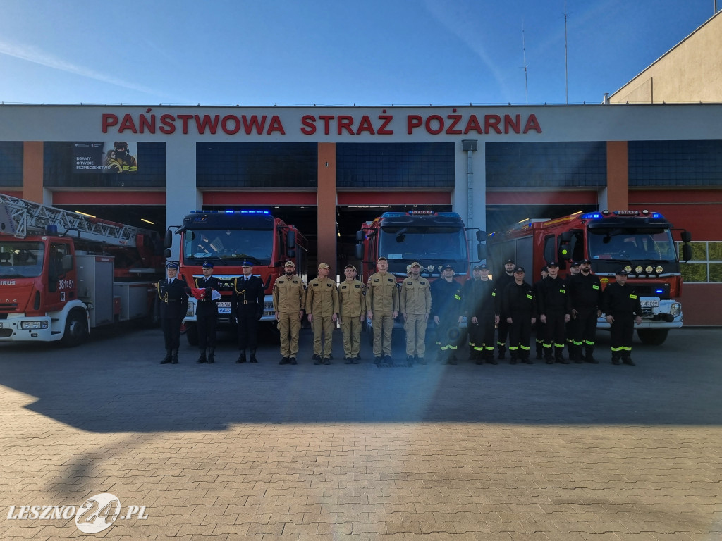 Dzień Flagi w KM PSP Leszno