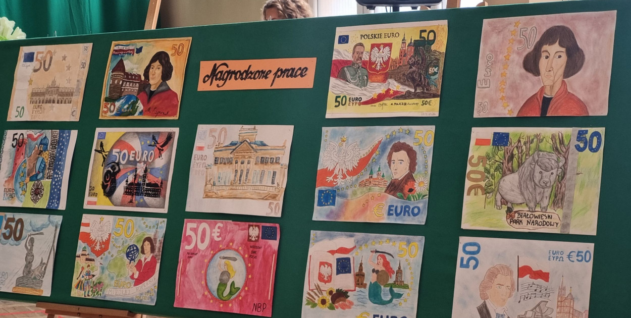 Konkurs w SP 7 Polskie euro