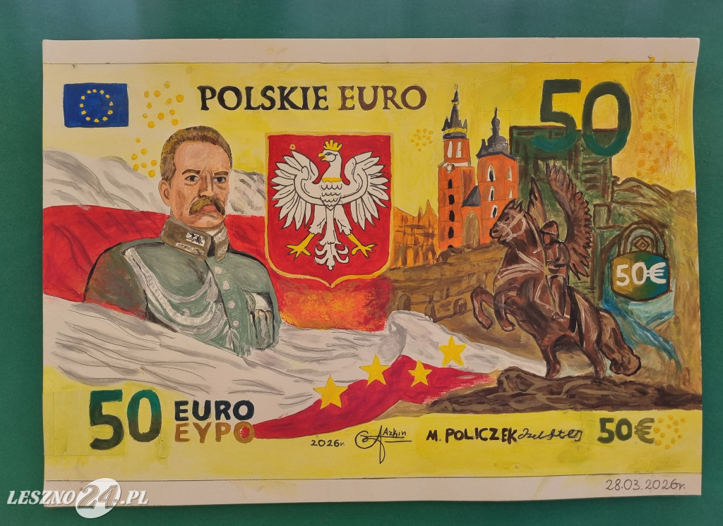 Konkurs w SP 7 Polskie euro