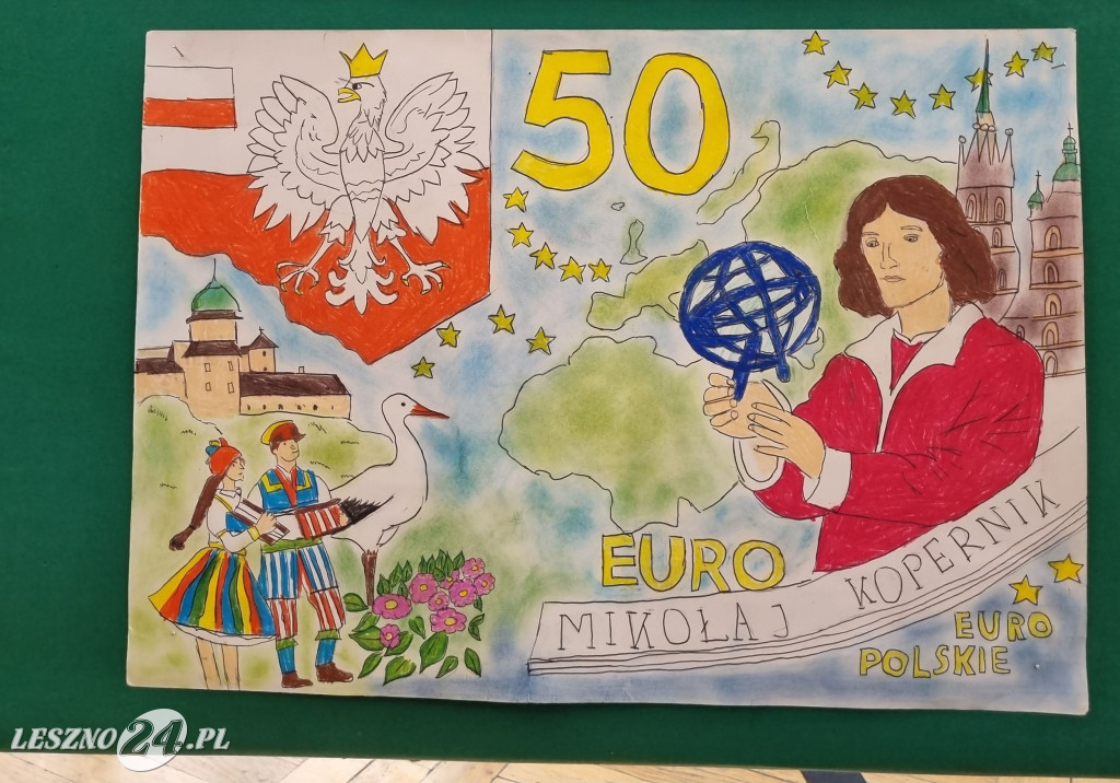Konkurs w SP 7 Polskie euro
