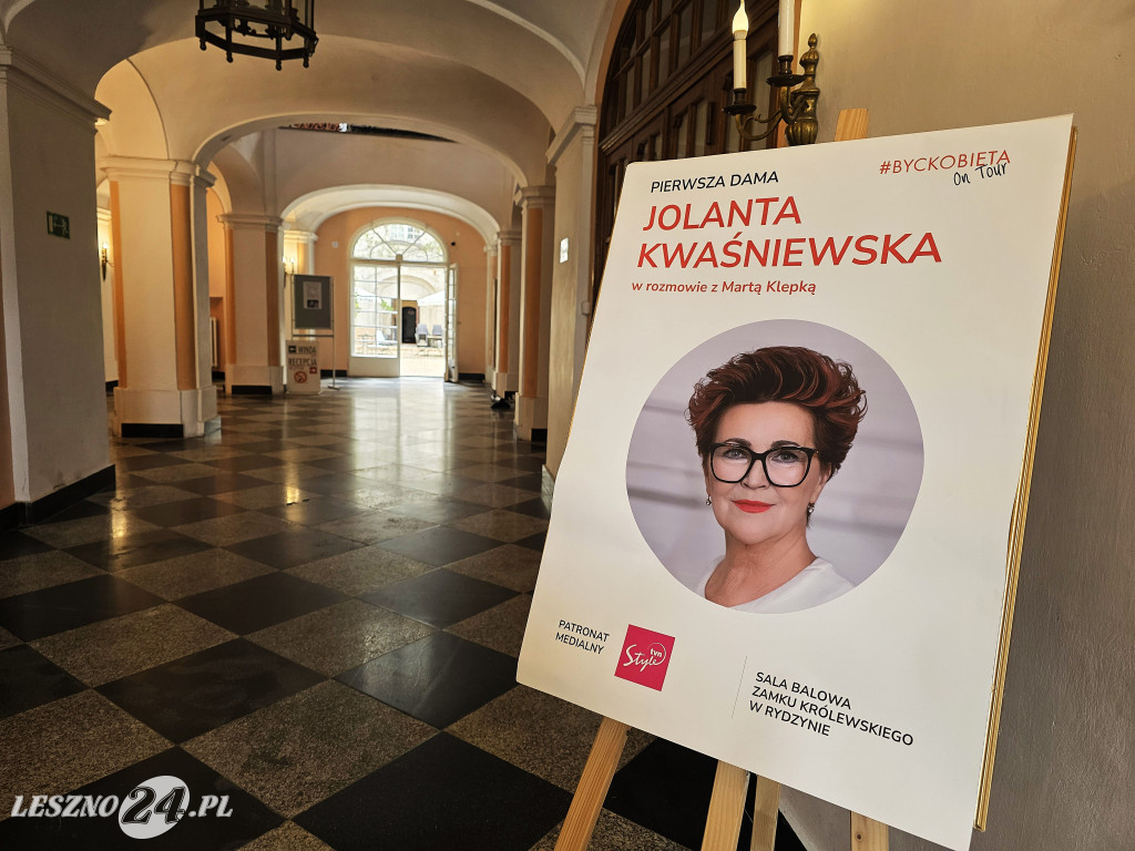 Jolanta Kwaśniewska w Rydzynie