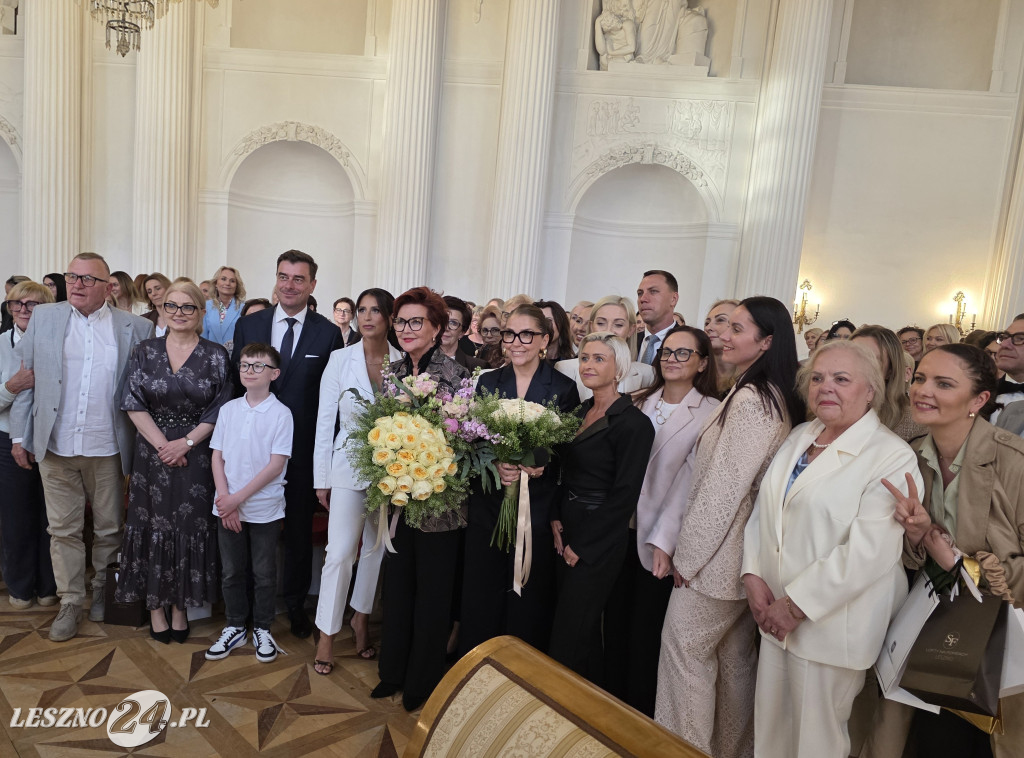 Jolanta Kwaśniewska w Rydzynie