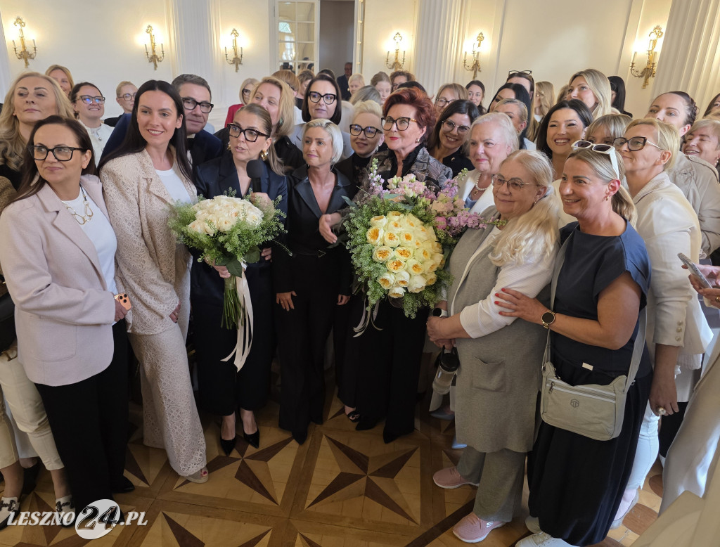 Jolanta Kwaśniewska w Rydzynie
