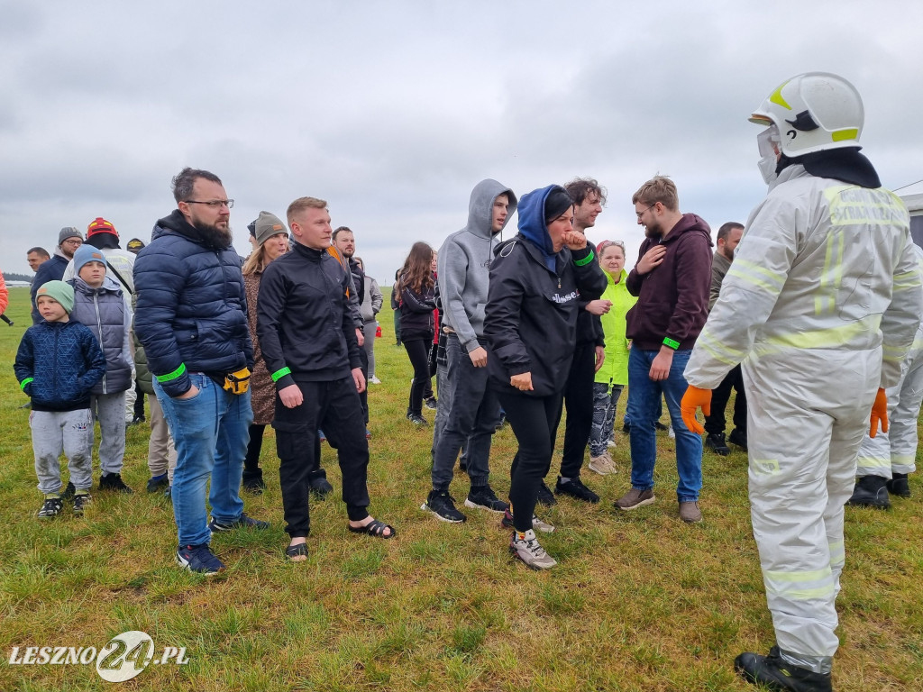 Ćwiczenia służb ratowniczych na Lotnisku Leszno