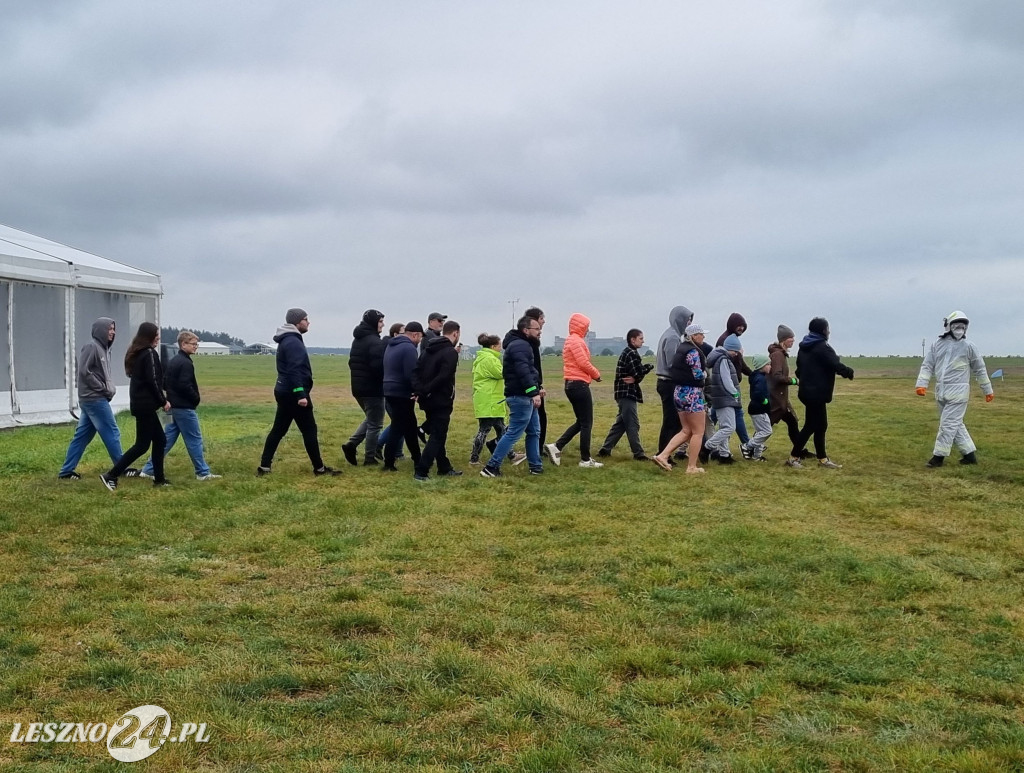 Ćwiczenia służb ratowniczych na Lotnisku Leszno