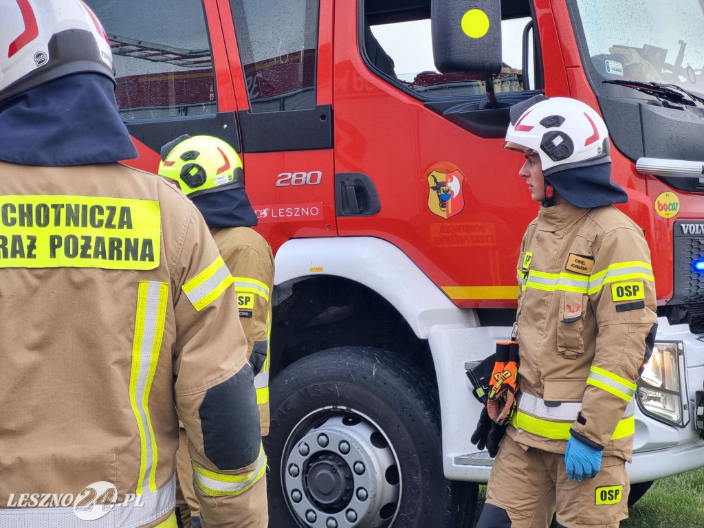 Ćwiczenia służb ratowniczych na Lotnisku Leszno
