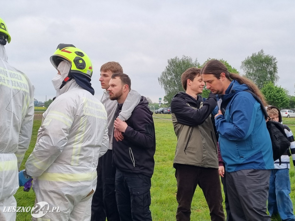 Ćwiczenia służb ratowniczych na Lotnisku Leszno