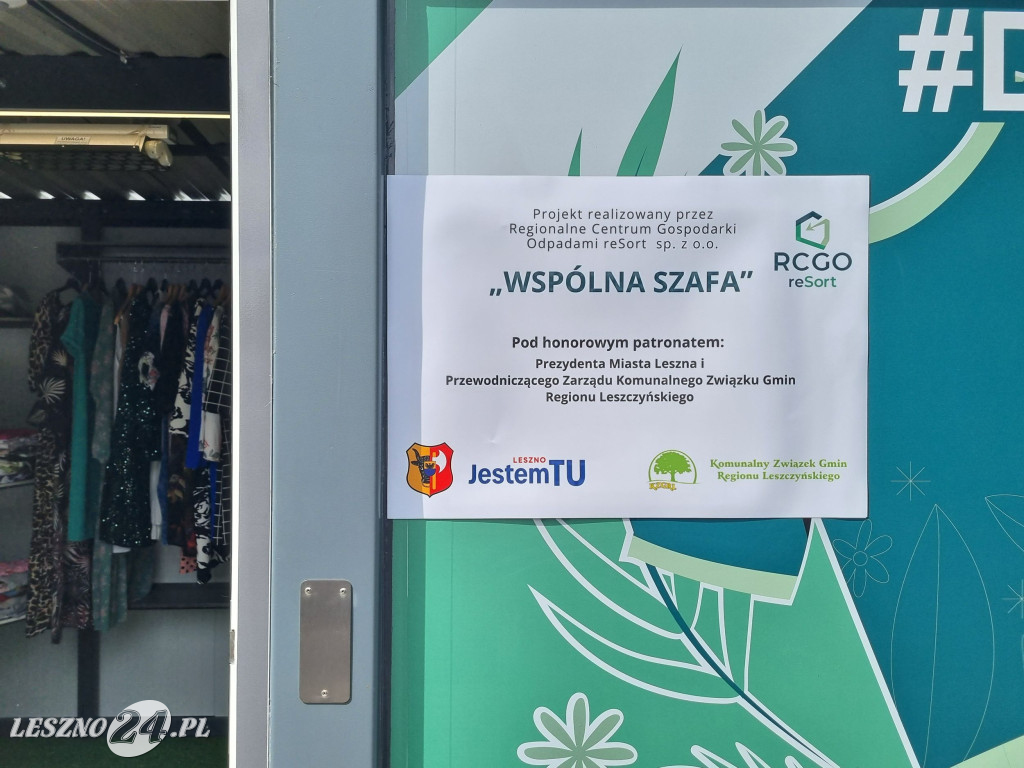 Wspólna Szafa przy Hali Trapez w Lesznie