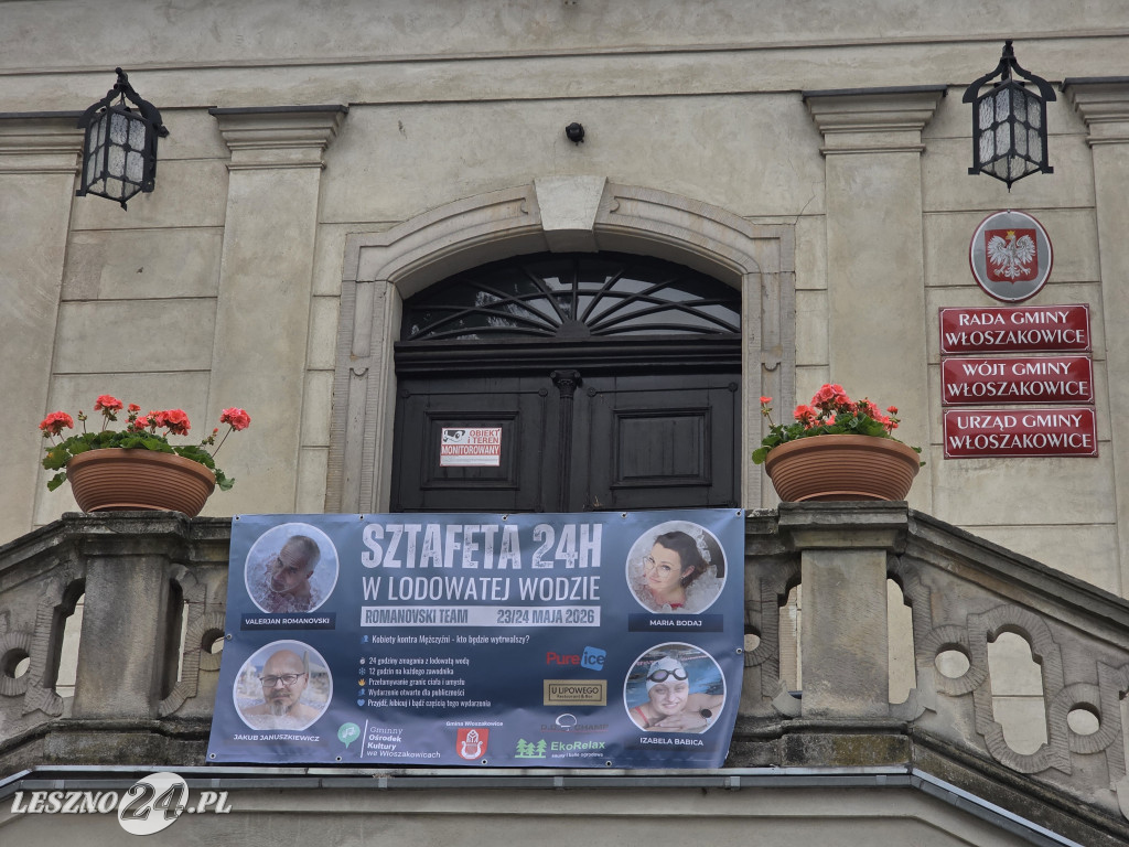 Sztafeta 24h w lodowatej wodzie we Włoszakowicach