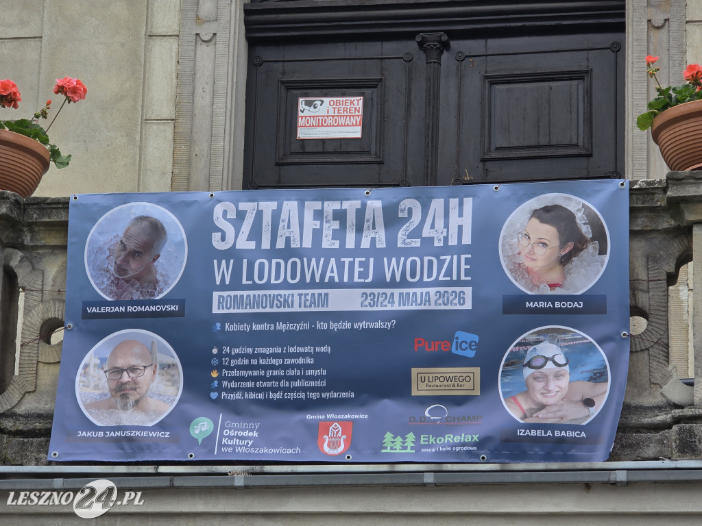 Sztafeta 24h w lodowatej wodzie we Włoszakowicach