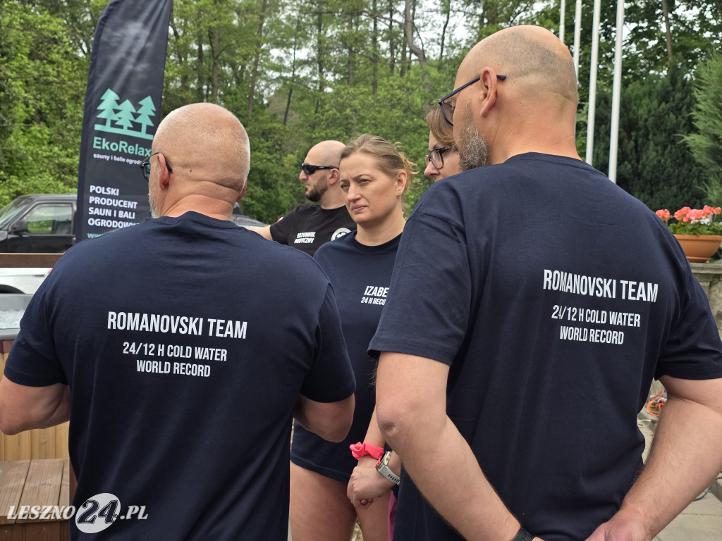 Sztafeta 24h w lodowatej wodzie we Włoszakowicach
