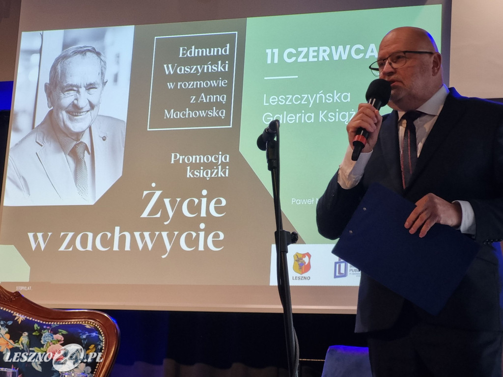 Promocja książki Życie w zachwycie o prof. Waszyńskim