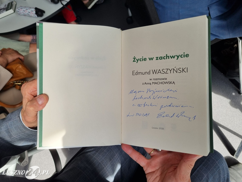 Promocja książki Życie w zachwycie o prof. Waszyńskim
