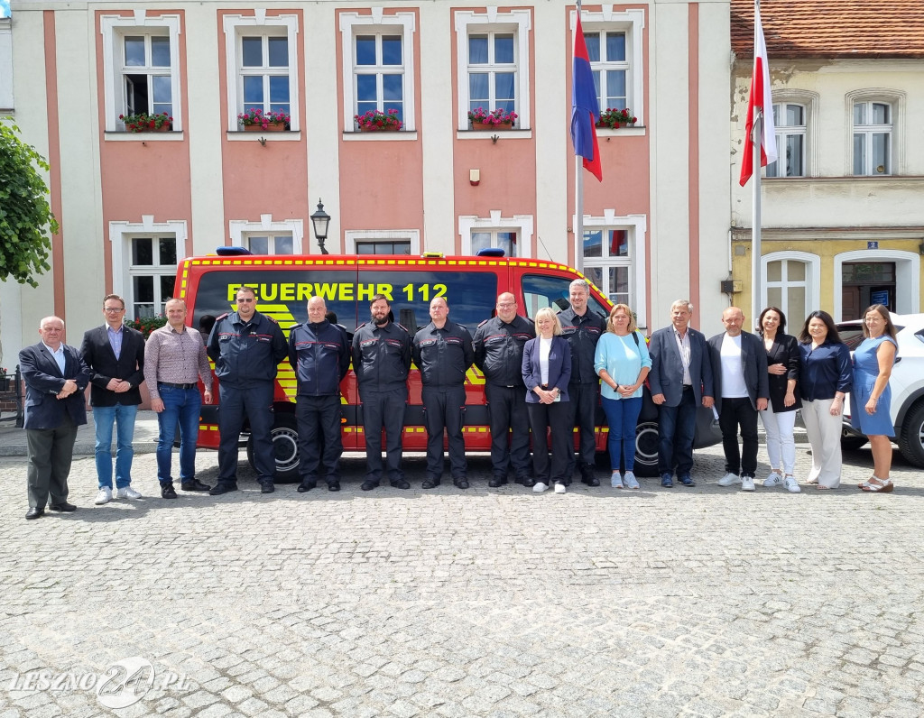 Strażacy z Kloster Lehnin w gminie Rydzyna
