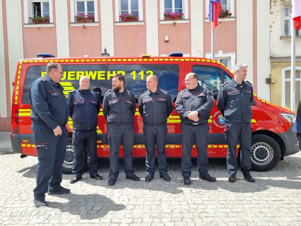 Strażacy z Kloster Lehnin w gminie Rydzyna