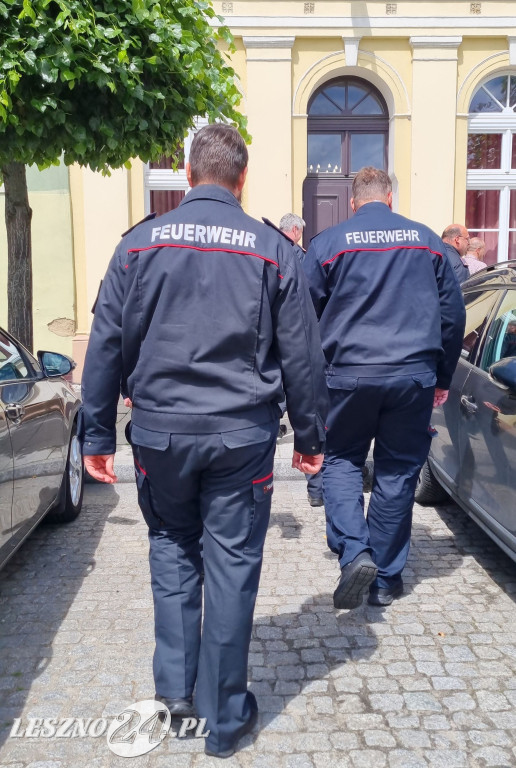 Strażacy z Kloster Lehnin w gminie Rydzyna