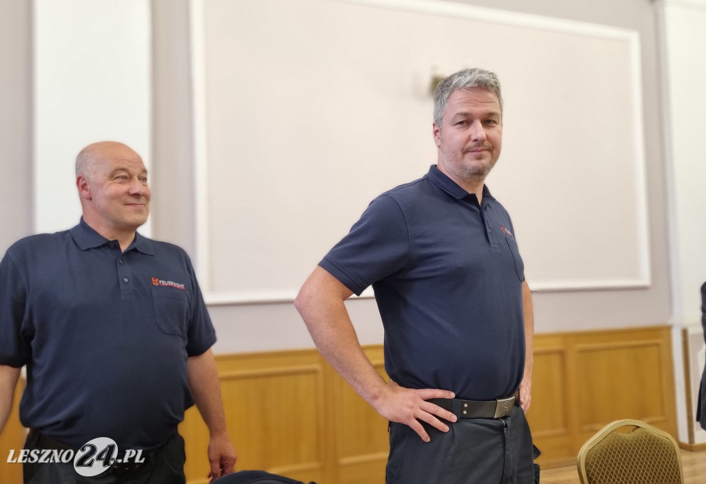 Strażacy z Kloster Lehnin w gminie Rydzyna