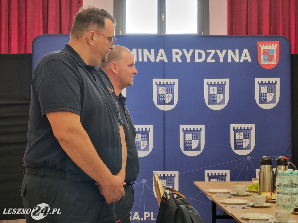 Strażacy z Kloster Lehnin w gminie Rydzyna