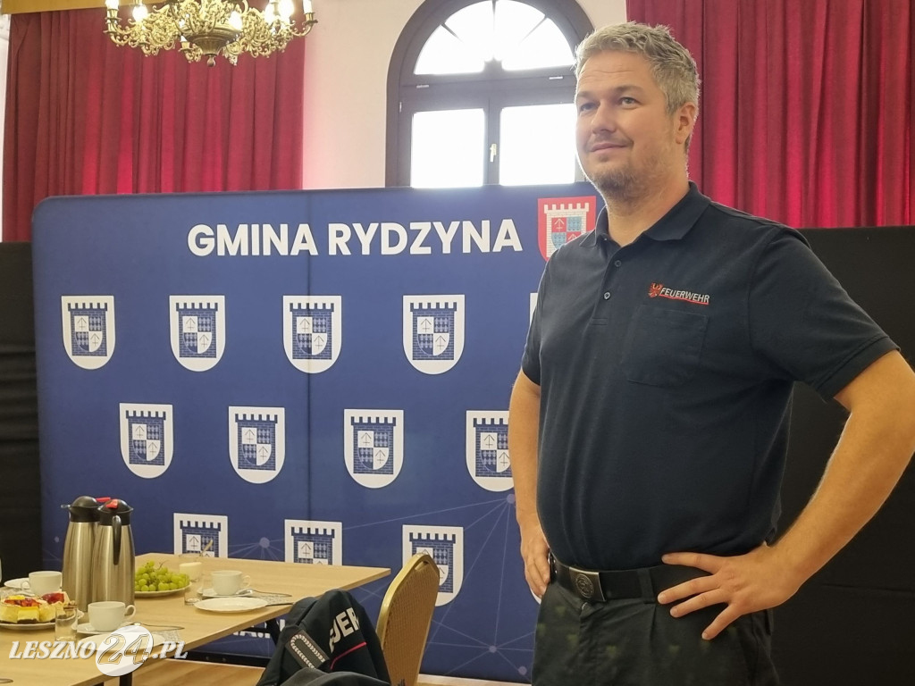 Strażacy z Kloster Lehnin w gminie Rydzyna