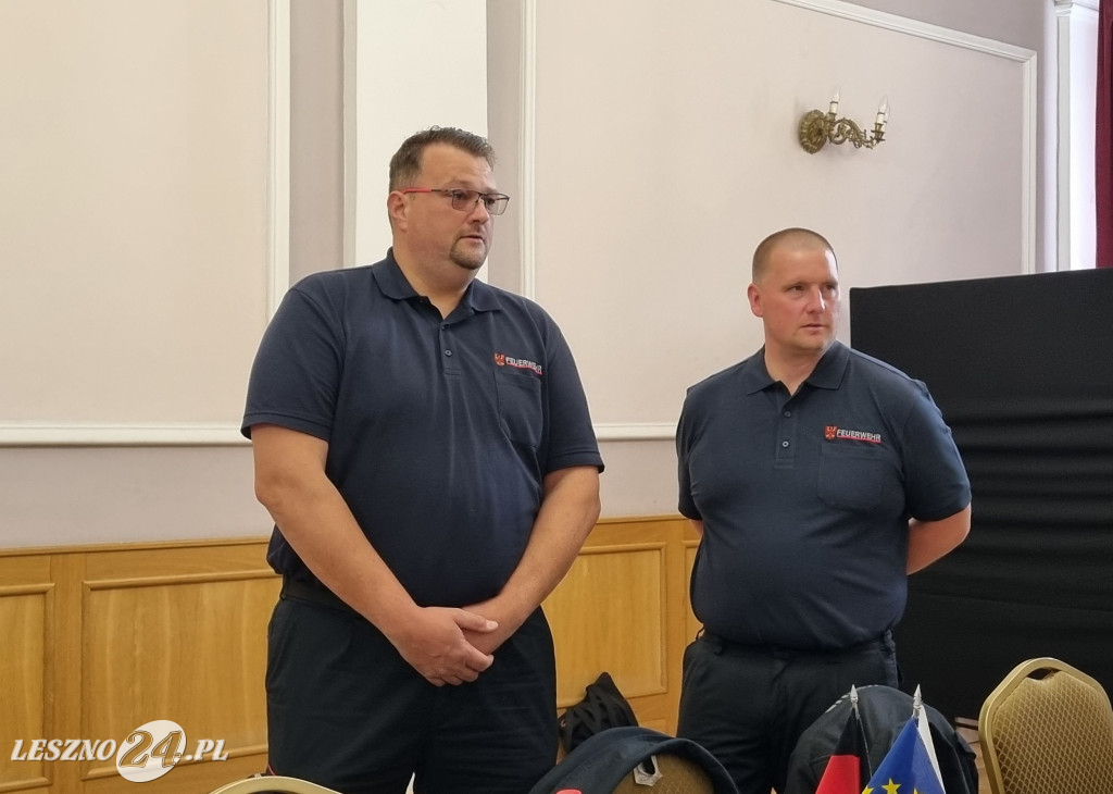Strażacy z Kloster Lehnin w gminie Rydzyna