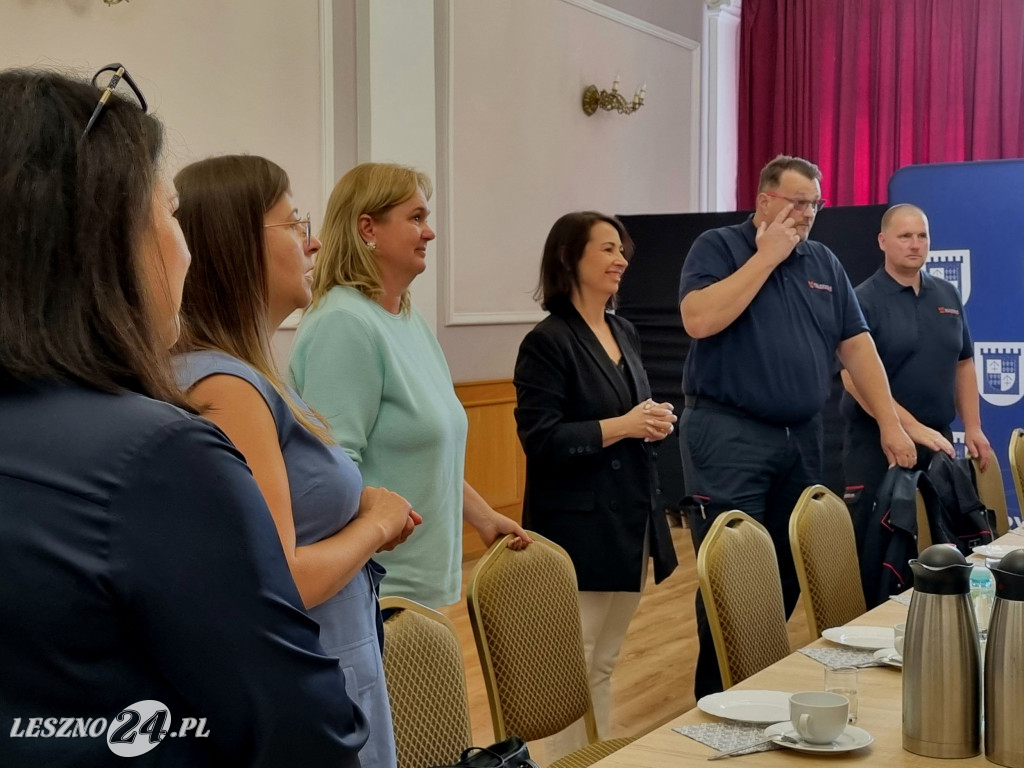 Strażacy z Kloster Lehnin w gminie Rydzyna