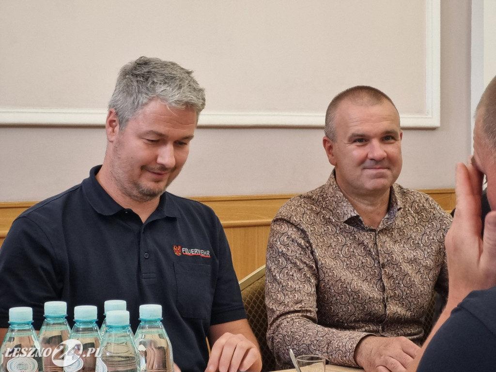 Strażacy z Kloster Lehnin w gminie Rydzyna