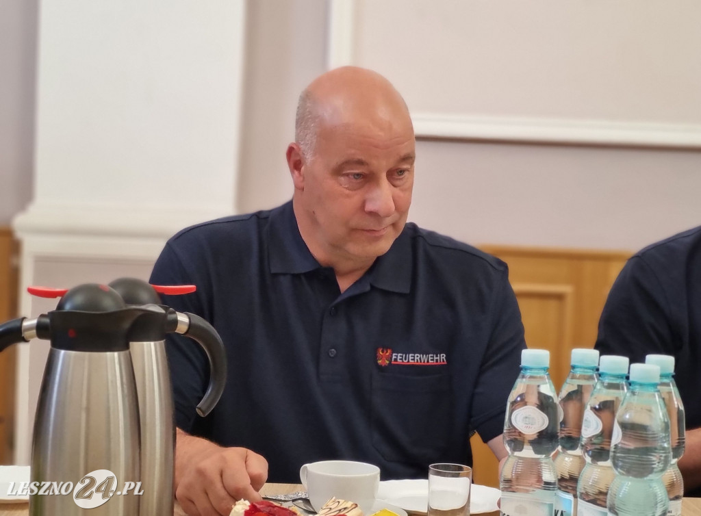 Strażacy z Kloster Lehnin w gminie Rydzyna