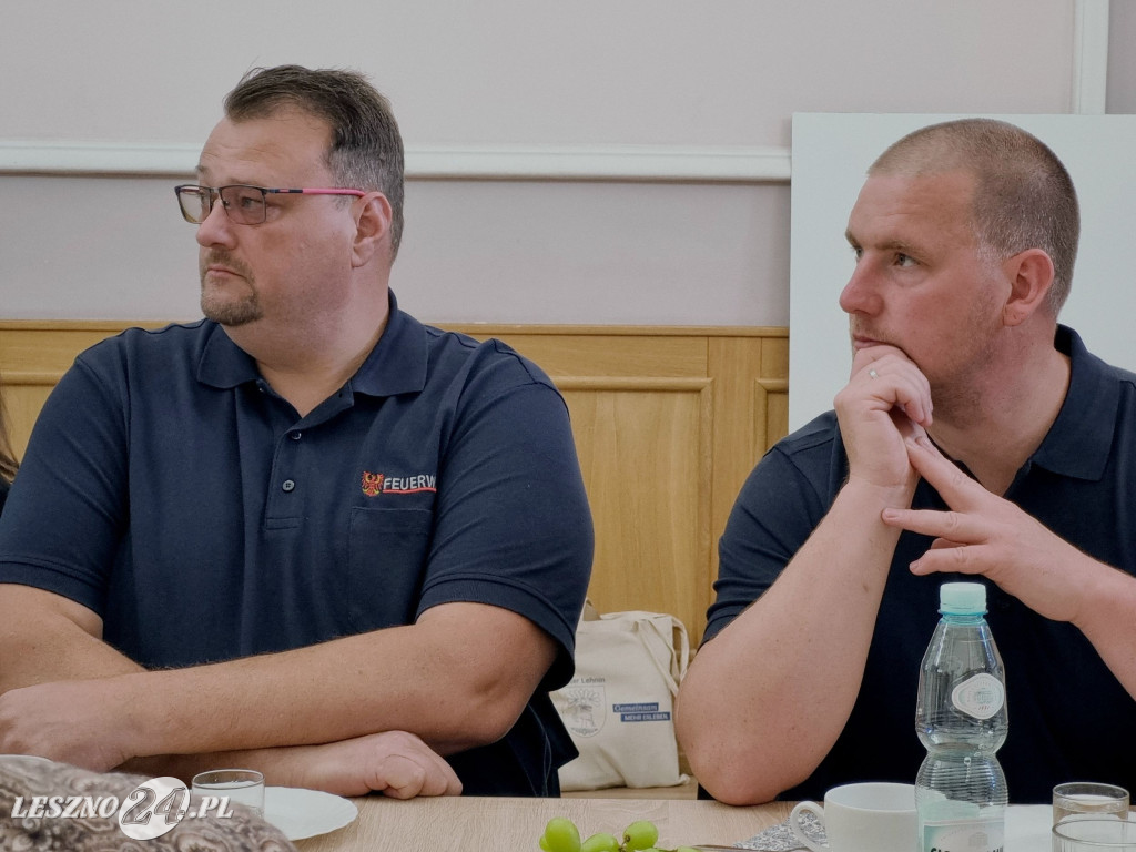 Strażacy z Kloster Lehnin w gminie Rydzyna
