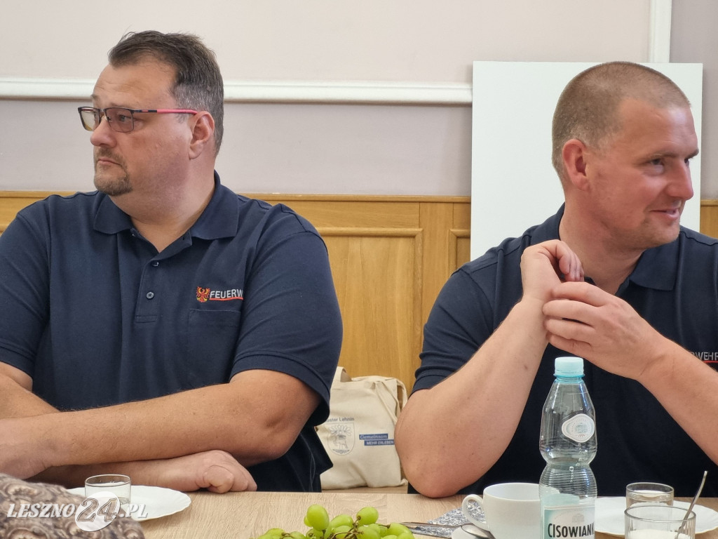 Strażacy z Kloster Lehnin w gminie Rydzyna
