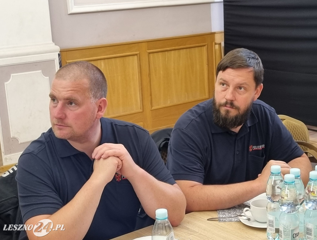 Strażacy z Kloster Lehnin w gminie Rydzyna