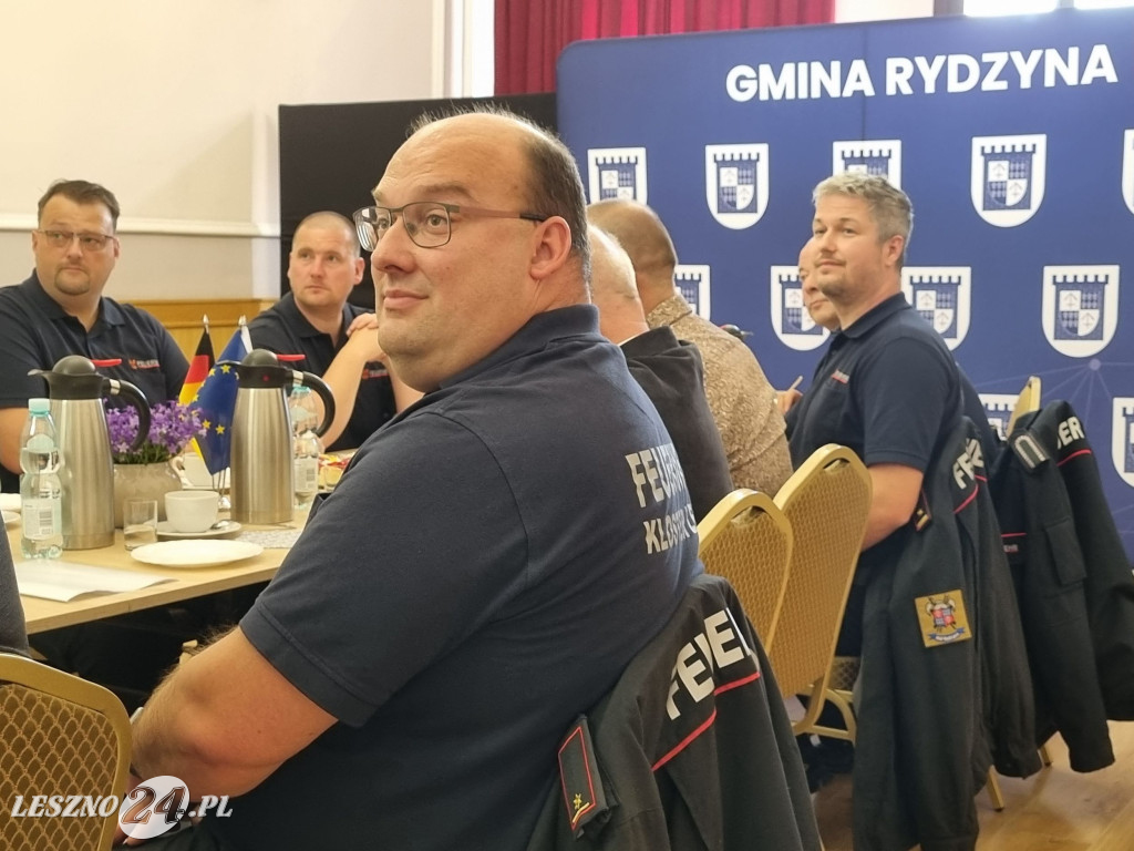 Strażacy z Kloster Lehnin w gminie Rydzyna