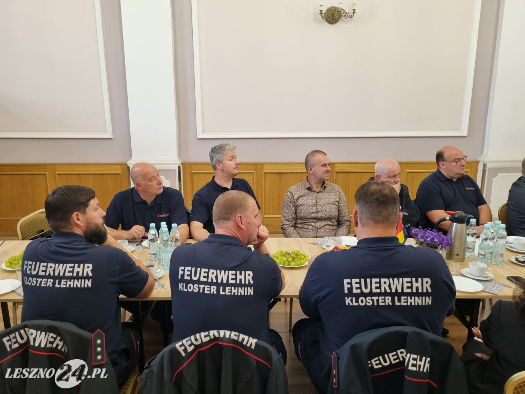 Strażacy z Kloster Lehnin w gminie Rydzyna
