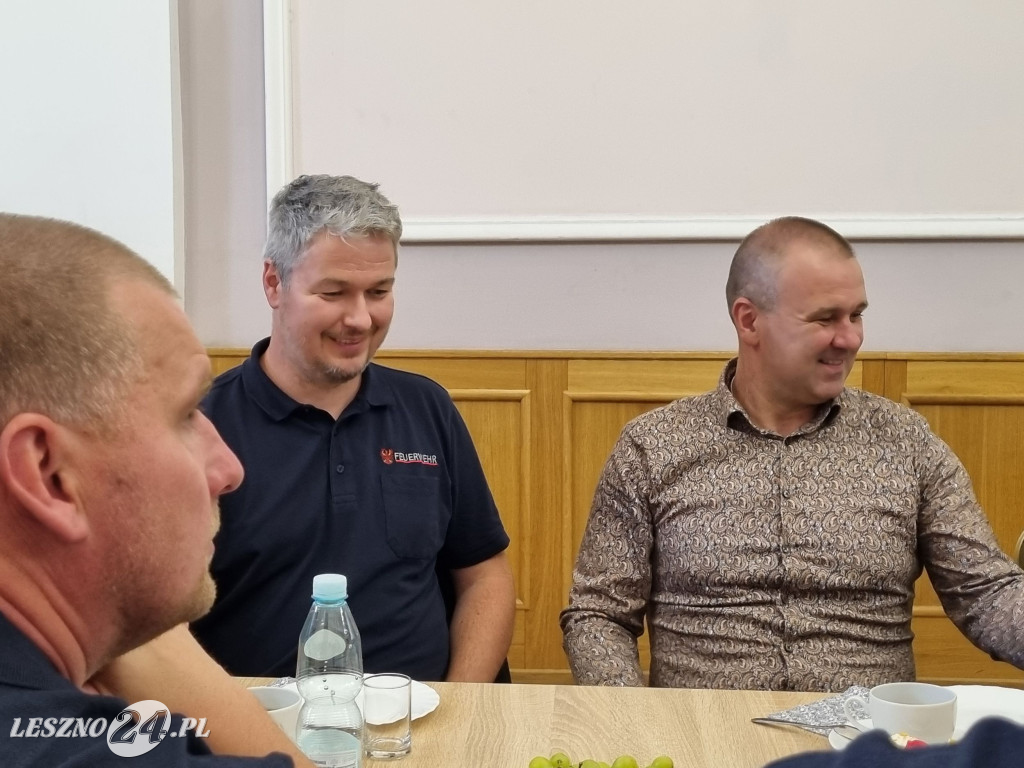 Strażacy z Kloster Lehnin w gminie Rydzyna
