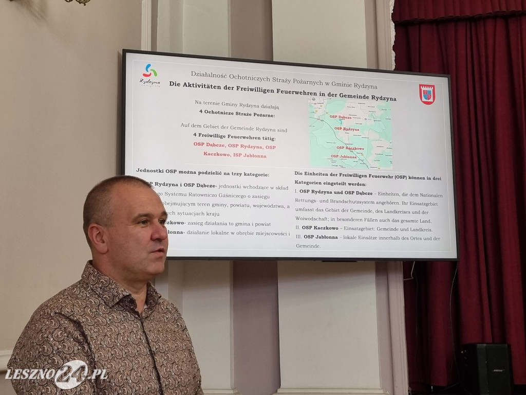 Strażacy z Kloster Lehnin w gminie Rydzyna