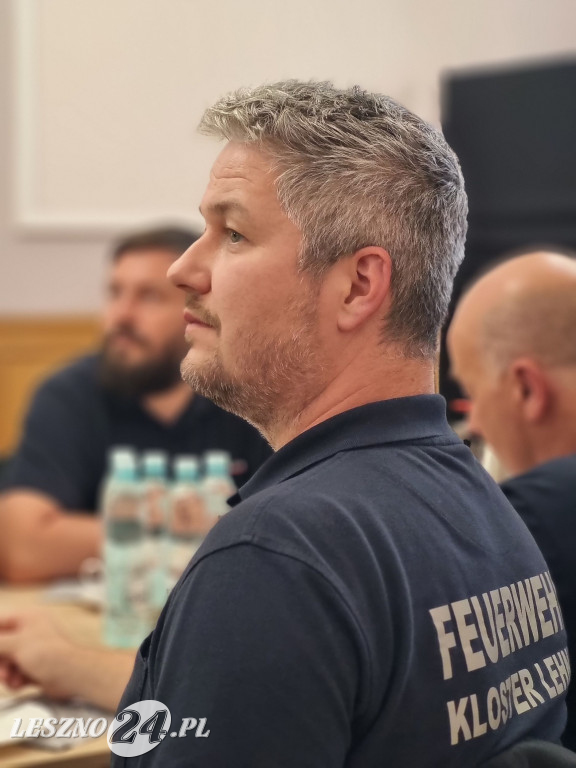 Strażacy z Kloster Lehnin w gminie Rydzyna