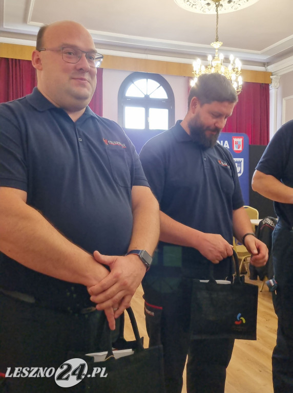 Strażacy z Kloster Lehnin w gminie Rydzyna