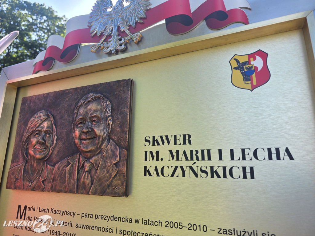 Skwer im. Marii i Lecha Kaczyńskich w Lesznie