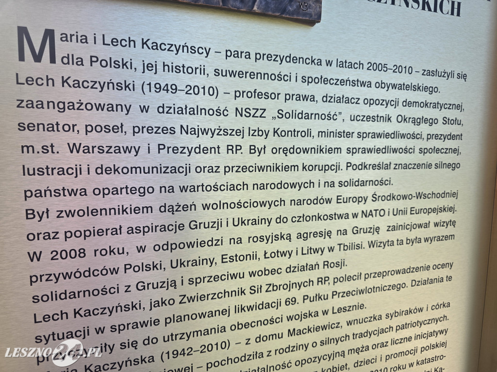 Skwer im. Marii i Lecha Kaczyńskich w Lesznie