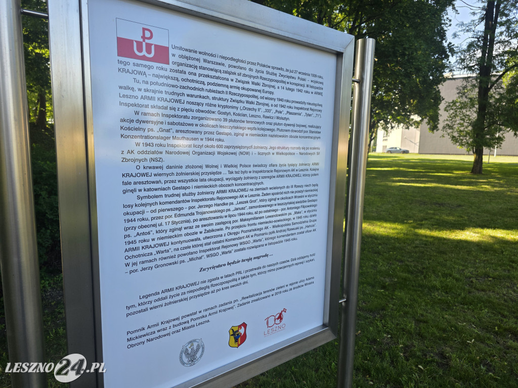 Skwer im. Marii i Lecha Kaczyńskich w Lesznie